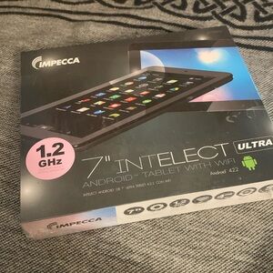 Impecca 7” android tablet in shrink wrap box